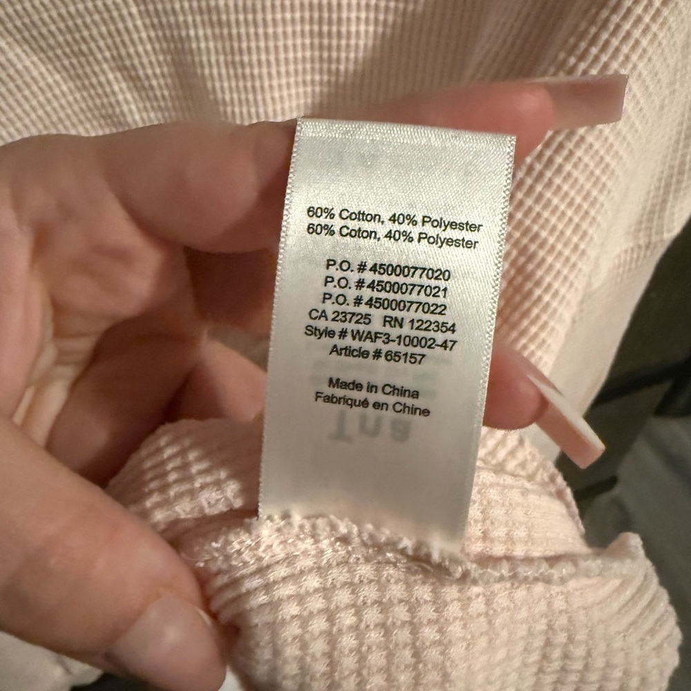 Tna ARITZIA Waffle Crew Boxy Longsleeve - Picture 6 of 6